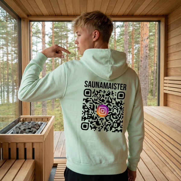 Saunamaster – Premium Sublimation Hoodie (300 g/m², available in 5 colors)