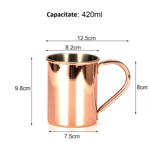Pure Copper Mug (420 ml)