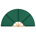 Green Sauna Fan 80cm